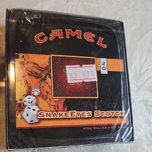 Camel Snake Eyes Scotch Collectible Tin